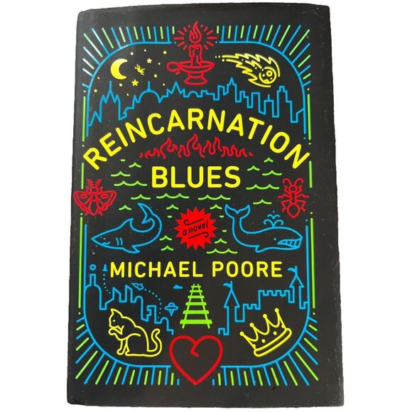 Reincarnation Blues: A Novel By Michael Poore 1st Edition Hardcover Book - Picture 1 of 4
